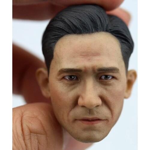 1/6 Scale The Grandmaster Tony Leung Head Sculpt Yip Man Head Carving for 12in Phicen Tbleague HT Body Action Figure