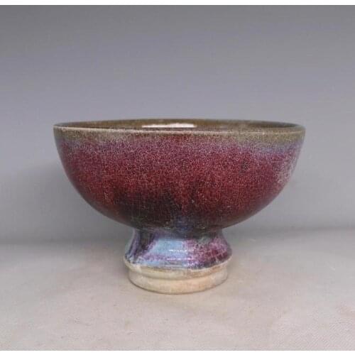 Antique SongDynasty porcelain bowl 4,Jun Kiln, painted crafts,Decoration,Collection&Adornment,Free shipping