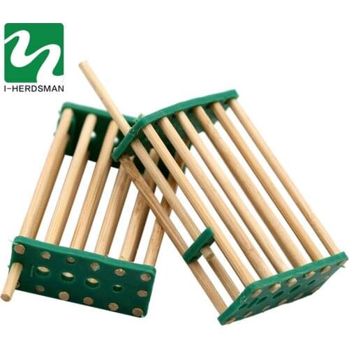 5PCS Bee Queen Cage Prisoners Bees Catcher Bamboo Beekeeping Tools Beehive Apiculture Equipment Tools Beekeeping Supplies