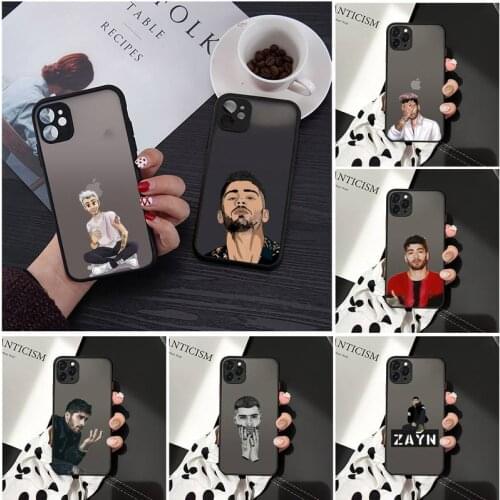 Fashion Zayn malik Aesthetic landscape Phone Case Matte Transparent iPhone 7 8 11 12 s mini pro X XS XR MAX Plus cover funda