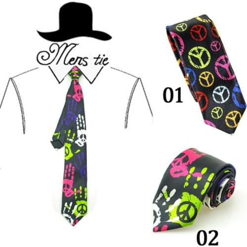 Rainbow Peace Mens Ties Colorful Ties For Men Wedding Dress Neck Ties Gravatas Masculina Fashion Polyester Neckties Gift Shirts
