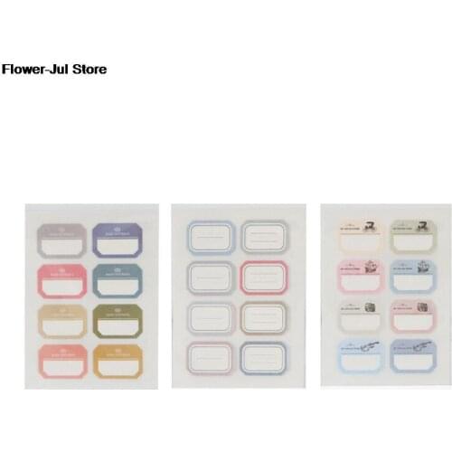 48 Pcs/Pack Self Adhesive Sticky White Label Writable Name Stickers Blank Note Label Bar, 22mm X 33mm New