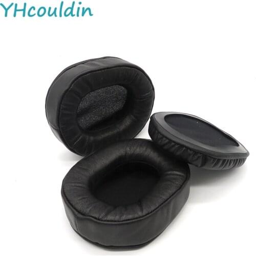 YHcouldin Sheepskin Ear Pads For Audio Technica ATH SR5BK ATH-SR5BK Headphone Replacement Parts Ear Cushions