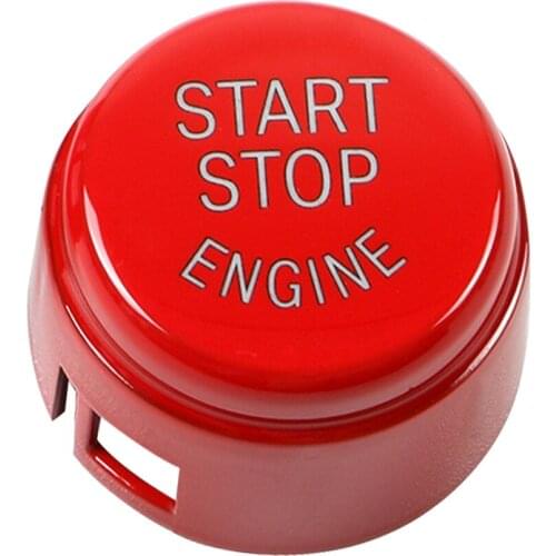 Car Engine Start Push Button Replace Cover Stop Switch Accessories Trim Key Decor for G F Chassis Auto Styling