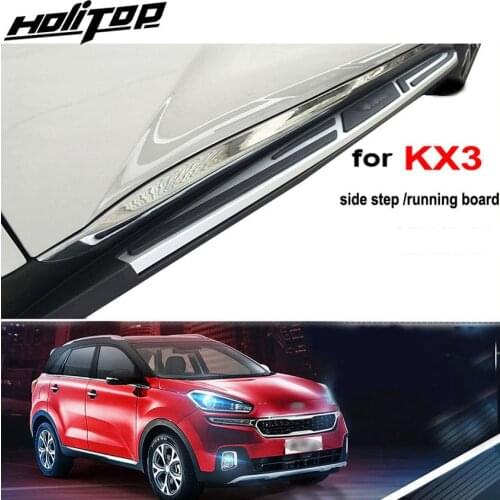 New arrival for KIA KX3 nerf bar side step bar running board 2020 2021,aviation aluminum alloy,special price for promotion