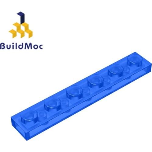 BuildMOC Compatible Assembles Particles Plate 3666 1x6 For Building Blocks Parts DIY electric Educationa