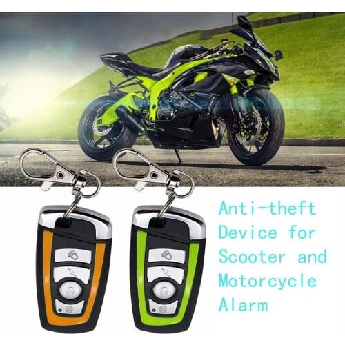 Anti-theft Security Alarm System Two-way with Engine Start Remote Control Universal Motorcycle Alarm System
