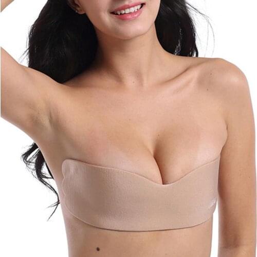 Silicone Bra Invisible Push Up Sexy Strapless Bra Stealth Adhesive Backless Breast Enhancer For Women Lady Nipple Cover топ 2021