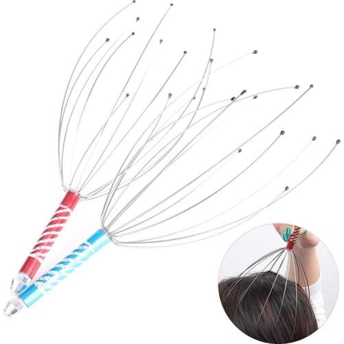 Anti-stress Pain Relief Octopus Scalp Relax Spa Headache Stimulate Blood Circulate Head Relax Massager Healing Neck Claw Massage