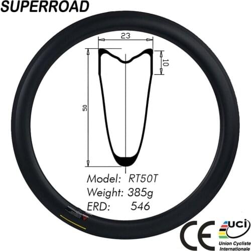 Special Price 23mm Wide 50mm Deep 700C Carbon Road Bike Tubular Rims With UD 3K Glossy Bicycle Rim