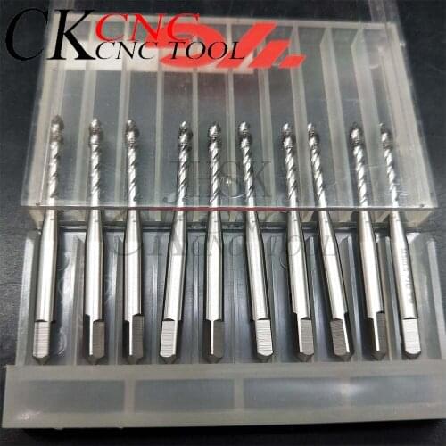 Spiral tap for aluminum M3X0.5 M3*0.5 M4X0.7 M4*0.7 M5X0.8 M5*0.8 threading tool thread Tap metal lathe tools screw tap for alum