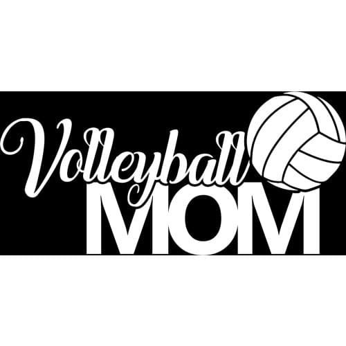 Volleyball Mom Sports Vinyl Window Decal Car Sticker Waterproof Protective Film Car Window Body Decorative Stickers Accessories