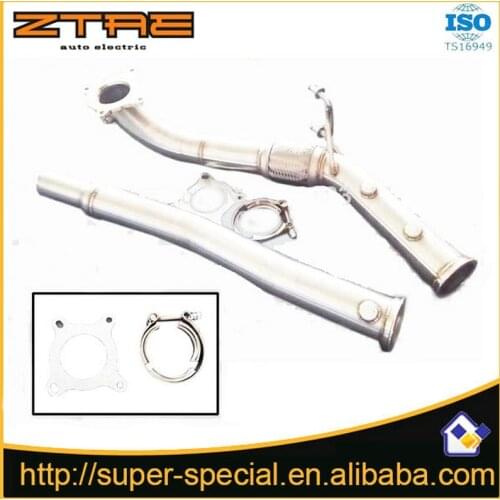 12-13 3" Stainless Downpipe for Golf R MK6 FSI K04 Turbo Exhaust No Catless