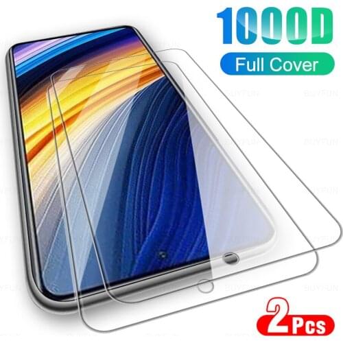 2PCS Tempered Glass For xiaomi poco x3 pro Screen Protective Glass For xiomi pocco x3 pro x3 nfc M3 Pro 5G F3 M3 safety Glass