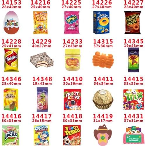 2019 new arrival Free shipping 30 pcs/package printed resin planar flat-back resins for Hair Bow Decoration PR14416