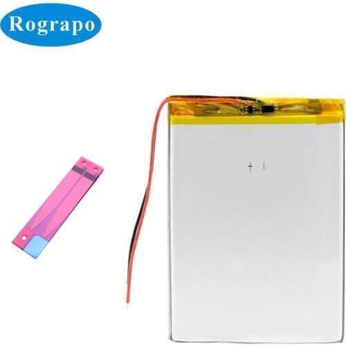 New 3.8V 3500mAh Battery For DIGMA Plane 7546S 3G PS7158PG Tablet PC Accumulator 2-Wire