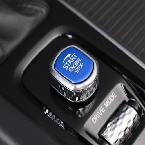 For Volvo S60 S 60 XC90 XC 90 2020 2021 Accessories handbrake Parking Car Start Stop Engine Push Switch Buttons Cover Trim