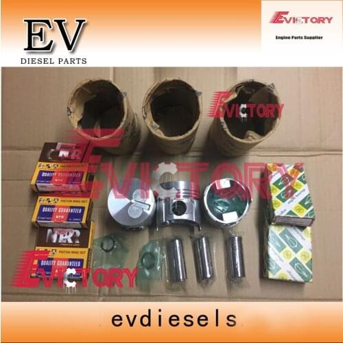 EV Engine rebuild kit For yanmar 3TNA68 3TNE68 3D68E piston+piston ring+cylinder liner+full gasket kit and engine bearing