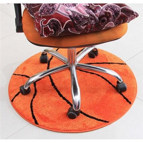 Hot sale fashion new circular pad basketball round carpet study bedroom seat cushion livingroom rug boy playmet tapetes