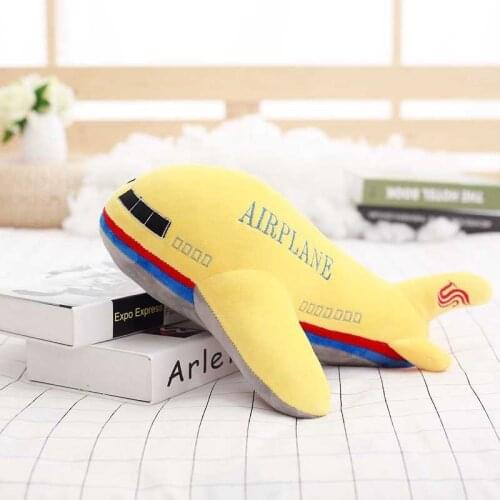 Simulation Plane Plush Toy Boys Birthday Gift Children Mini Airplane Model Funny Kids Toys