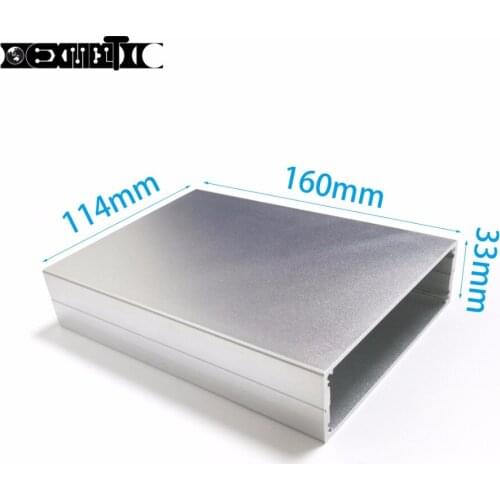 Aluminum alloy Instrument shell electric enclosure box splitted case DIY 114x33x160mm NEW