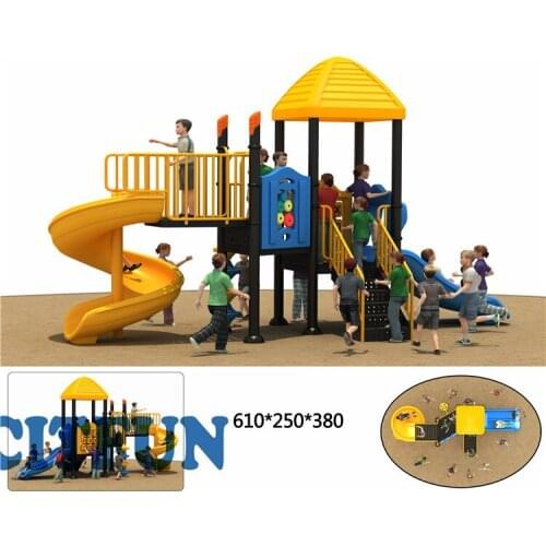Hot sale classical childrens backyard play sets commercial outdoor playground OPB19-068C