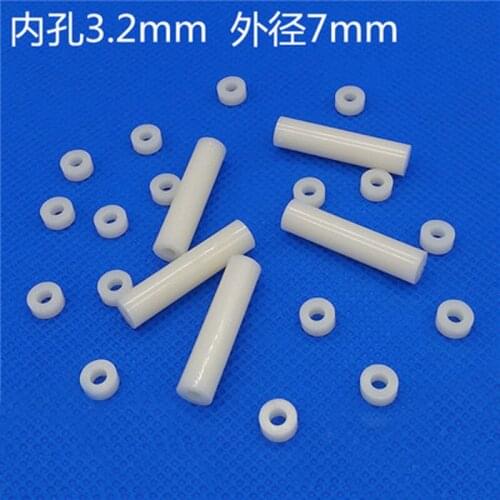 M3 Plastic Pillar Nylon Casing ABS Straight column 13-30mm High Insulation Protective case Pillar Washer 3.2mm ID 7mm OD