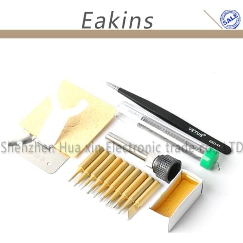 Lead-free Soldering Iron Tip 900M-T Iron Tips Set Kit Electric Soldering Iron Welding Tool For CXG YIHUA 909D 852D+ 936
