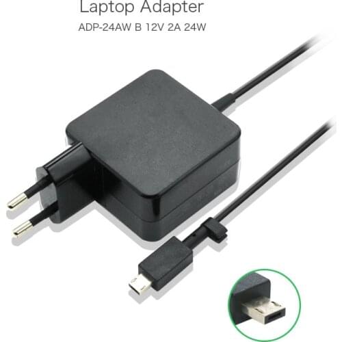 Genuine AC Adapter Charger 12V 2A 24W ADP-24AW B for ASUS Chromebook C201 C100 C100P C201P Notebook EU plug