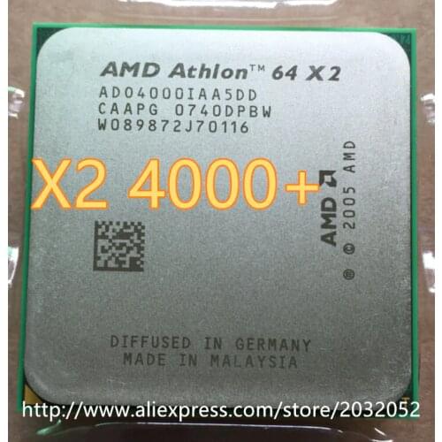 AMD CPU Athlon 64X2 4000+ 2.1GHz AM2 940pin Dual-Core Processor desktop cpu