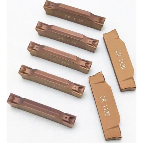 Slotting insert N123G2 0200 0002 CR 1125 Sectional slotting cut-off tool Lathe slot blade CNC stainless steel turning tool