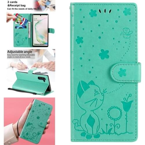 Multicolor Holsters Clips Cases For Samsung Note 10 Cover Galaxy estojo Flip Note 10 5G Pro Aksesuar PU Leather Book Phone Pouch