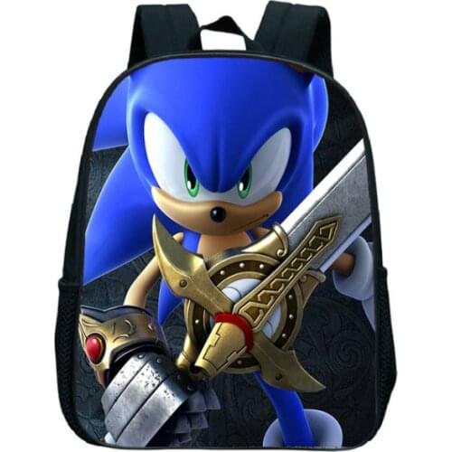 11/13/16 inch SONIC RACING Printing Satchel Laptop Rucksack Backpack Student School Shoulder Bag Pencil Bag Teenager Travel