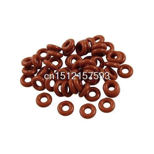 50 Pcs Silicone O Ring Seal Sealing Washer 3mm x 8mm x 2.5mm