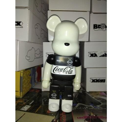 28cm Bearbrick drink bear building block bear the parking ginza model toys 400