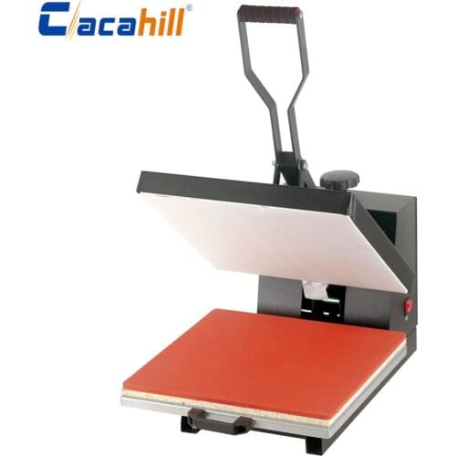 The heat press is used for A3/A4 UV DTG printer imprinting machine when printing T-shirt apparel canvas cotton and linen heating