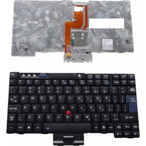 UI Black New English Replace laptop keyboard For Lenovo For IBM For ThinkPad X60 X60S X61 X61S X60T X61T With pointing sticks
