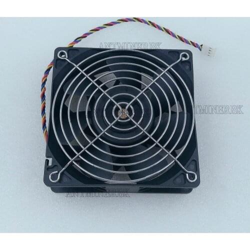 BTC BCH ZEC mining machine fan 12cm 6000RPM cooling fan is suitable for Antminer S9 S9K L3 X3 Z11 Z9 B7 T9 T15 S11 S15 S17 T17