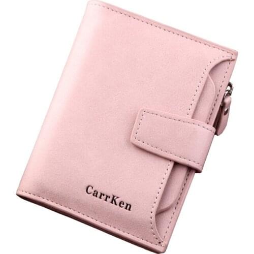 2020 Leather Women Wallet Hasp Small and Slim Coin Pocket Purse Women Wallets Cards Holders Luxury Brand Wallets Designer Purse