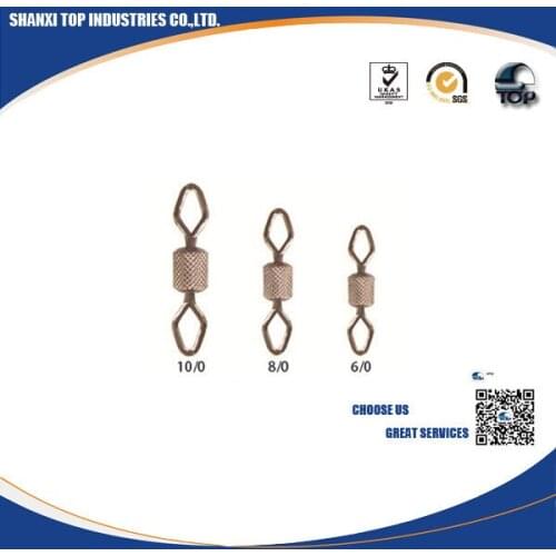 1000pcs Trade manage Diamond eye impressed rolling swivel