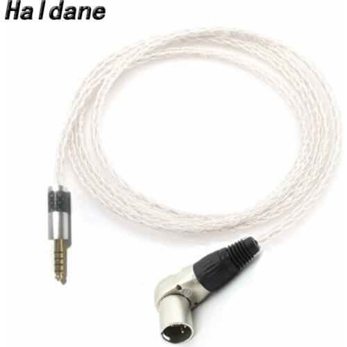 Free Shipping Haldane 4.4mm Balanced Male to Right Angle 4-pin XLR ADAPTER for NW WM1Z WM1A PHA-2a zx300 Cable