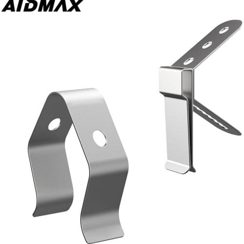 AidMax Replacement Clip Thermometer Probe Holder Ambient Temperature Readings of BBQ Smoker Oven Grill (Silver)
