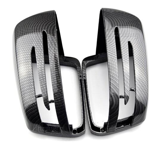 Side Mirror Cap Covers For Mercedes Benz W176 W246 W212 W204 C117 X156 X204 W221 C218 A B C E S CLA GLA GLK Class Black Replace