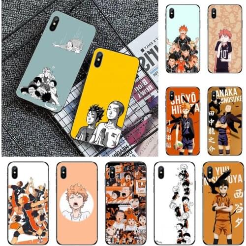 Anime Haikyuu Volleyball Phone Case for iPhone 11 12 pro MAX MINI XS 8 7 6 6S Plus X 5S SE 2020 XR