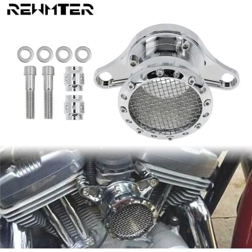Motorcycle CNC Chrome Velocity Stack Air Cleaner Intake Filter Aluminum For Harley Sportster XL Iron 1200 883 48 72 Roadster