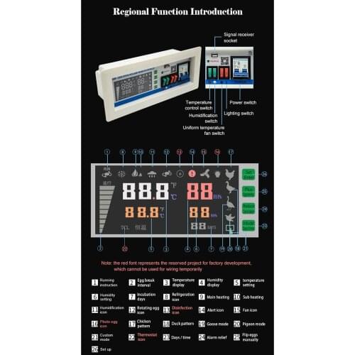 Pro XM-18SW Egg Incubator Controller Remote Digital Thermostat Hygrostat