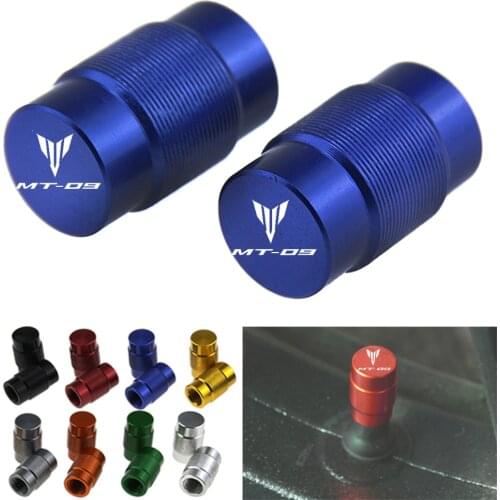For Yamaha MT09 Tracer FZ09 MT-09 2014-2019 Motorcycle Wheel Tire Valve caps CNC Airtight Covers