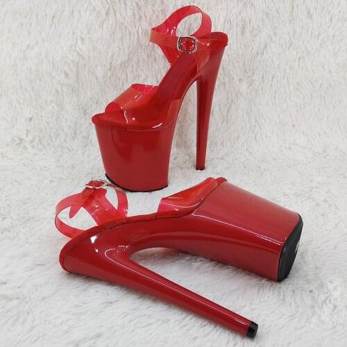 Leecabe 20cm/ 8inches Girls Shoes for Party Club Stripper Heels pole dance shoes