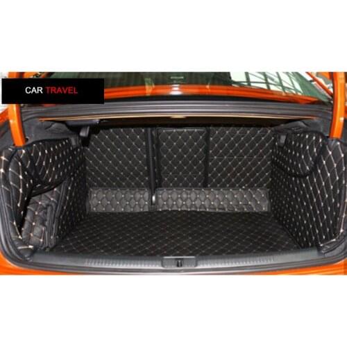 Best quality! Special car trunk mats for Audi A3 sedan -2012 waterproof boot carpets cargo liner for A3 ,Free shipping