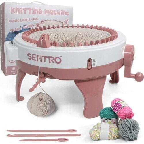 48 Needles Handmade Wool Knitting Machine Cylinder Wool Loom Hand-knitted Scarf Sweater Hat Socks Adult Children Lazy Artifact